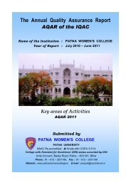 Year 2010-2011 - Patna Womens College