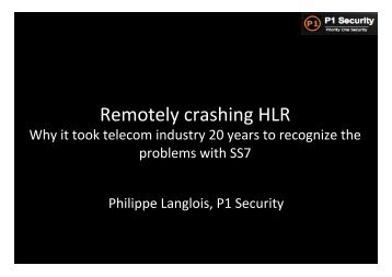 Hack.lu-Philippe-Langlois-remote-Hlr-crashx
