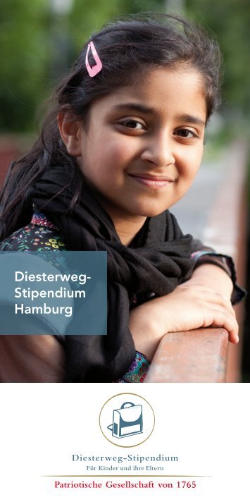 Diesterweg- Stipendium Hamburg - Patriotische Gesellschaft von 1765