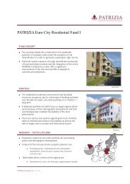 Factsheet PATRIZIA Euro City Residential Fund I, Adobe pdf, Size ...