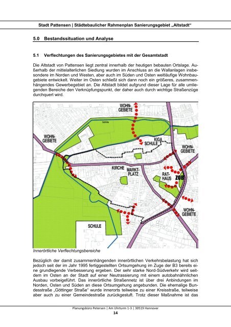 Städtebaulicher Rahmenplan Sanierungsgebiet ... - Stadt Pattensen