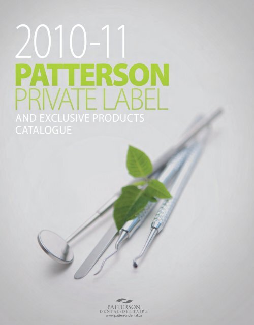 Project1_Layout 1 Patterson Dental/Dentaire Canada