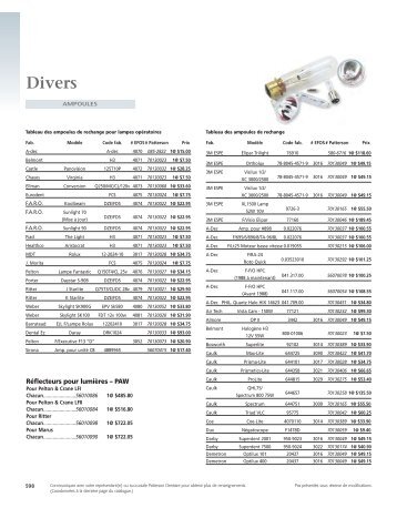 Divers 598 - Patterson Dental/Dentaire Canada