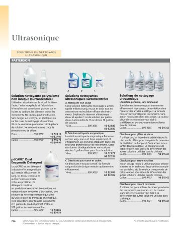 Ultrasonique 776 - Patterson Dental/Dentaire Canada