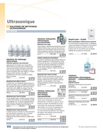 Ultrasonique - Patterson Dental/Dentaire Canada