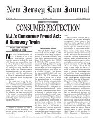 A Runaway Train - New Jersey Law Journal - Patton Boggs