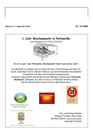 Pattonville-Info 19/08