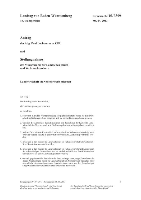 Landwirtschaft im Nebenerwerb erlernen - Paul Locherer