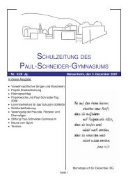 28/3 (05.12.2007) - Paul-Schneider-Gymnasium