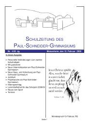 28/4 (12.02.2008) - Paul-Schneider-Gymnasium