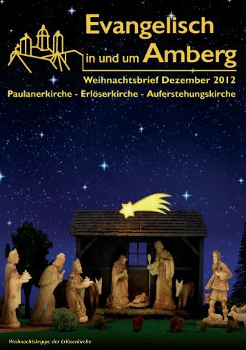 Weihnachts-Gemeindebrief 2012 - Paulanerkirche