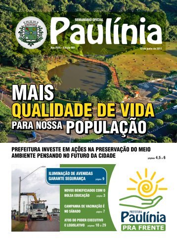 PREFEItuRA INvEStE EM AÃ§ÃµES NA PRESERvAÃ§Ã£O dO MEIO ...