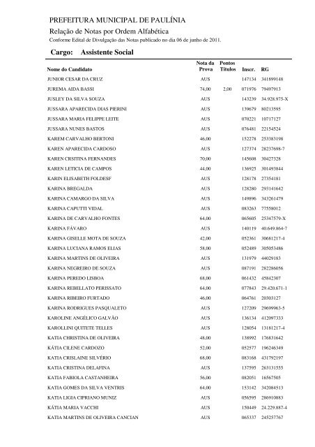 RelaÃ§Ã£o de notas (Ordem AlfabÃ©tica) (pdf) - Prefeitura Municipal de ...