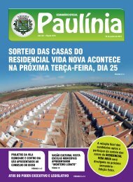 1015 - EdiÃ§Ã£o Normal - Prefeitura Municipal de PaulÃ­nia - Governo ...