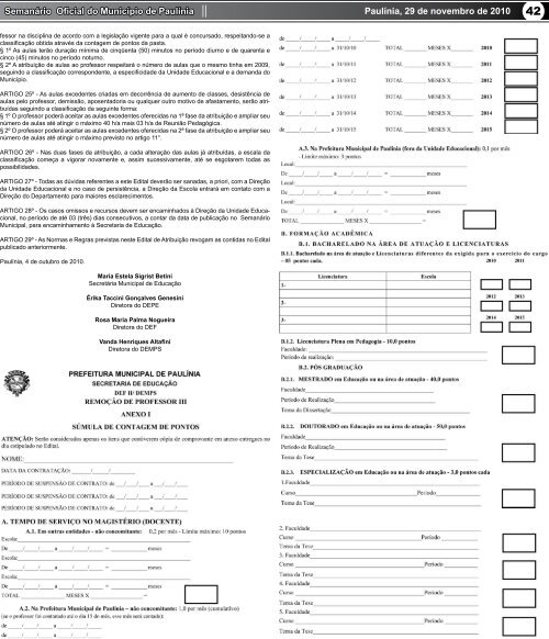 Alunos da rede municipal de ensino de PaulÃ­nia sÃ£o - Prefeitura ...