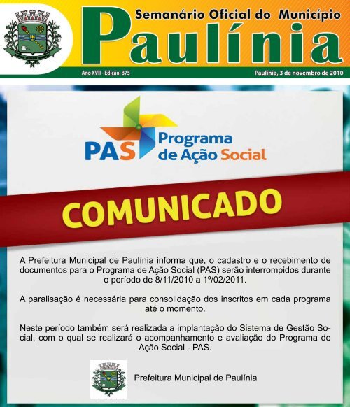 Prefeitura de Paulínia-SP implanta sistema de Recursos Humanos da