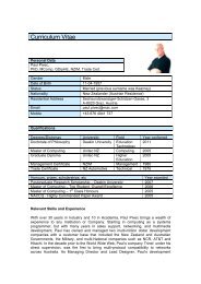 Download Complete CV - Dr. Paul Pivec, PhD