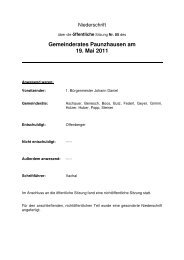 5. Ãffentliche Sitzung des Gemeinderates Paunzhausen vom 19.05 ...