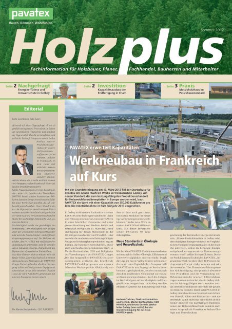 Download Zeitung als PDF - Pavatex