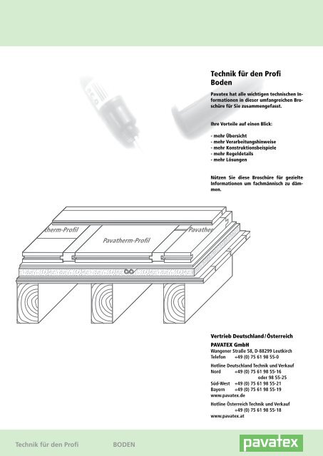 Technik fÃ¼r den Profi - Pavatex