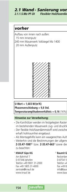 BauHandbuch 2013 - Pavatex