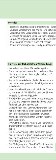 BauHandbuch 2013 - Pavatex