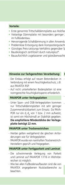 BauHandbuch 2013 - Pavatex