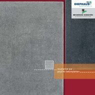 inspiration pur â greyline betonplatten - Diephaus