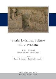 qui - Pavia University Press