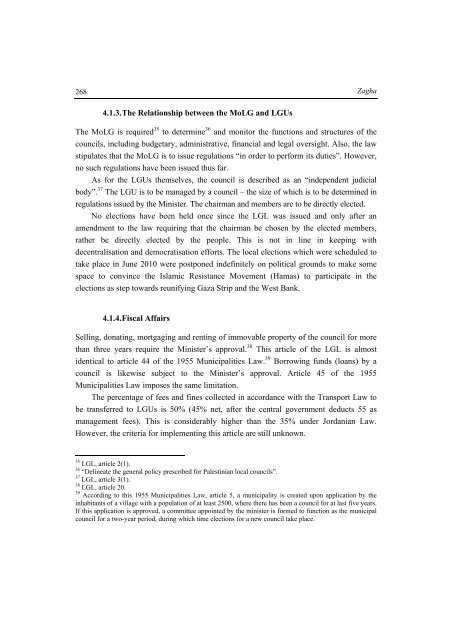 The Palestinian Economy. Theoretical and Practical Challenges