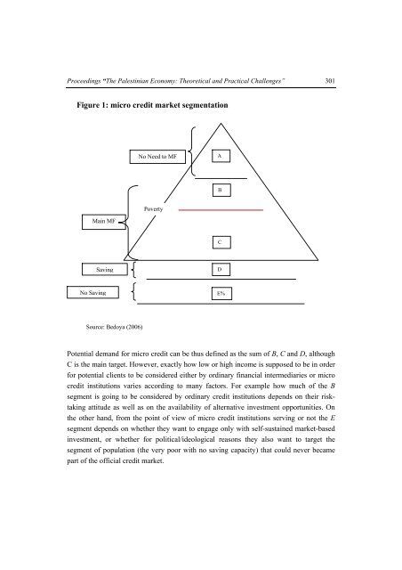 The Palestinian Economy. Theoretical and Practical Challenges