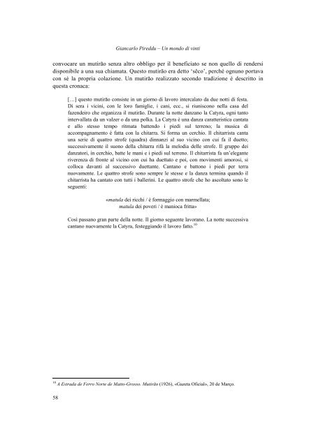 GIANCARLO PIREDDU, Un mondo di vinti - Pavia University Press