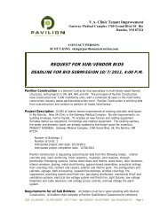 Pavilion Construction Subcontractor and Supplier Invitation to Bid