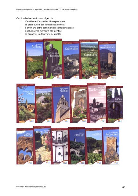 Guide MÃ©thodologique du Patrimoine - Pays Haut Languedoc et ...