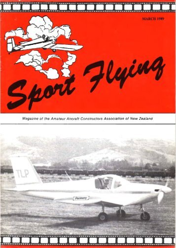 MARCH 1989 - Pazmany Aircraft Corporation