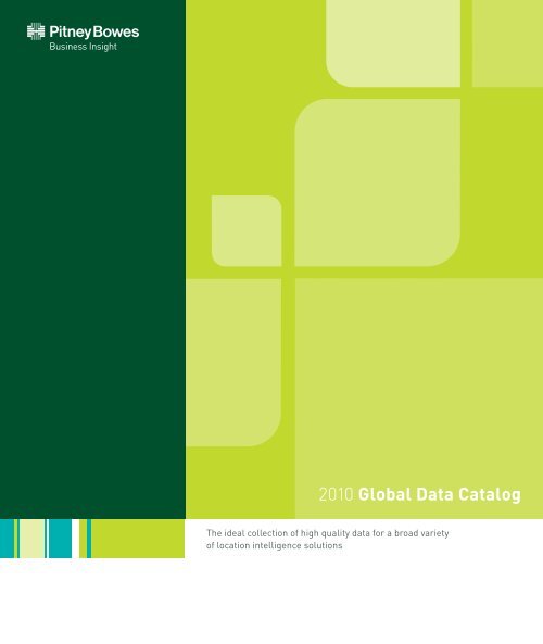 Global Data Catalog - Pitney Bowes