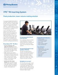 FPS™ 9K Inserting System - Pitney Bowes