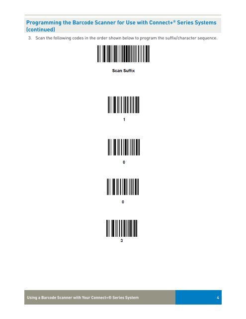 Using a Barcode Scanner with your Connect+ ... - Pitney Bowes