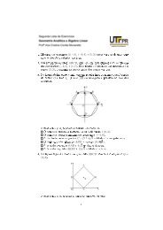 Vetores no plano e no espaço - UTFPR