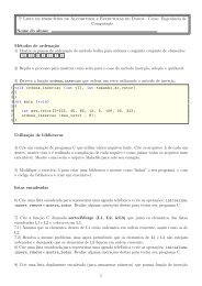 5 lista de exercícios - UTFPR