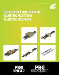 gleitschienen - PBC Lineartechnik GmbH