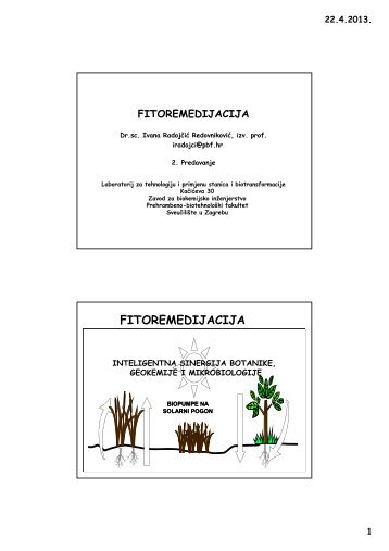 Predavanje_2 - PBF - Sveučilište u Zagrebu