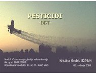 Pesticidi, Kristina Greblo - PBF
