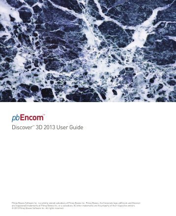 Encom Discover 3D User Guide - Pitney Bowes Software