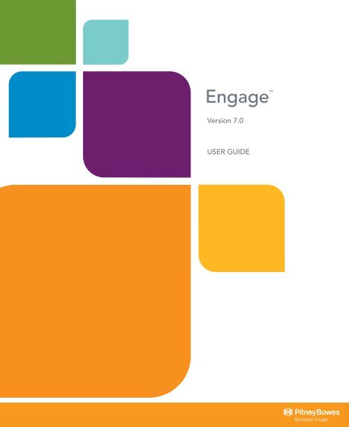 Engage User Guide.book - Pitney Bowes Software