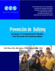 Programa de PrevenciÃ³n de Bullying En Apoyo al ... - PBIS