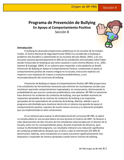 En Apoyo al Comportamiento Positivo - PBIS