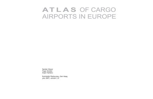 ATLAS OF CARGO AIRPORTS IN EUROPE