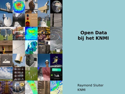 Open data bij het KMNI. (pdf)