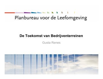 download presentatie van Gusta Renes (PDF, 2,4 MB)